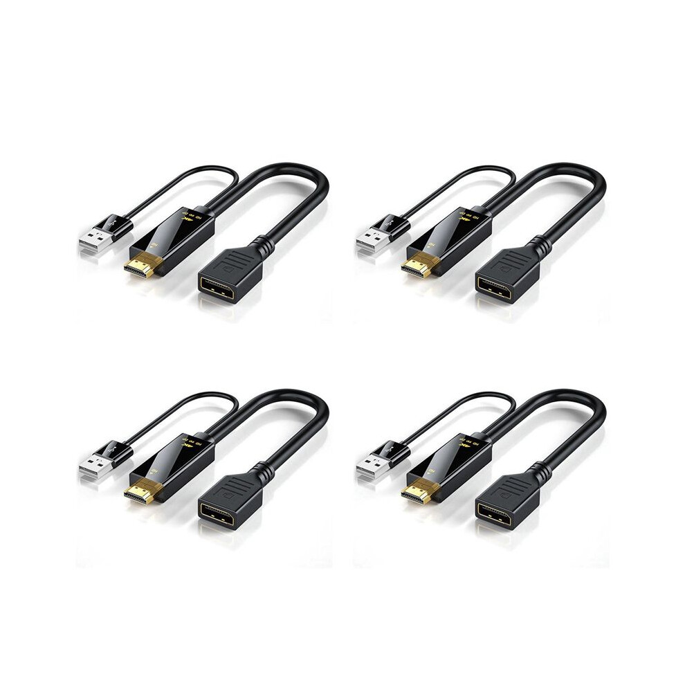 4X -Compatible Male To Female Converter Cable 4K@60Hz -Compatible To Dp Converter Adapter Cable 4712490093214
