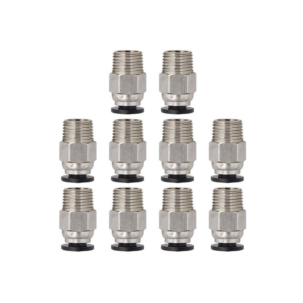 Pc4-M10 Male Straight Pneumatic Ptfe Tube Fitting Connector For 3D Printer For Bowden Tube Fitting Pneumatic Connector 4714084822590