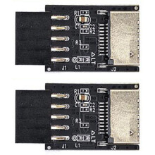 2X Placa-MãE USB 2.0 9Pin para TYPE-C A-KEY Conversor de Conector Frontal USB3.2 TYPE-E Interface Adaptador Extensor Card