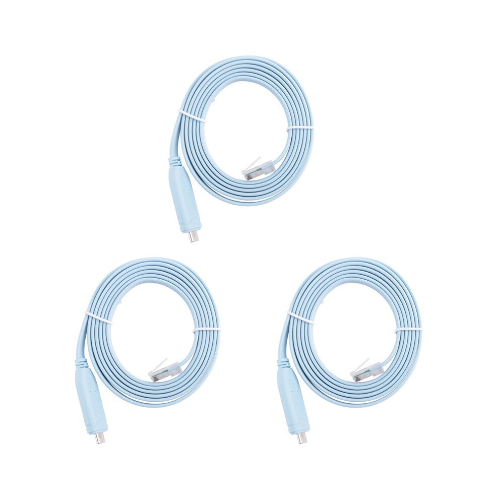 3X Usb To Type C Console Configuration Cable Type C To Rj45 Serial Router Debugging Cable Light 6031692497759