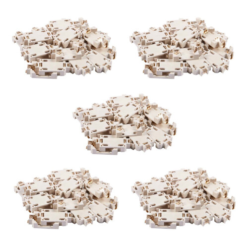 100Pcs White Housing CR2032 SMD Cell Button Battery Holder Socket Case