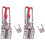 2-Pack 2000Lbs Capacity Heavy Duty Adjustable  U Bolt Self-Lock Toggle Clamp 1