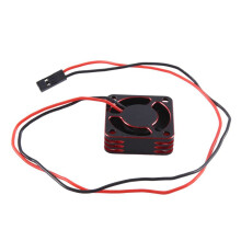 Metal Shell ESC Motor 25mm Cooling Fan High-Speed Heat Dissipation Fan Cooler for RC Car Spare Part, Red