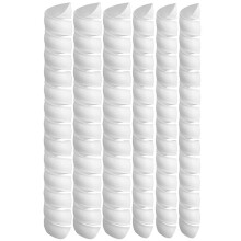 6 PCS Tree Trunk Protector, Plastic Spiral Tree Guard-Tree Bark Protector Tube Wraps to Protect Saplings Plants