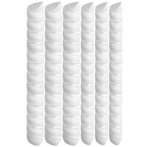 6 PCS Tree Trunk Protector, Plastic Spiral Tree Guard-Tree Bark Protector Tube Wraps to Protect Saplings Plants