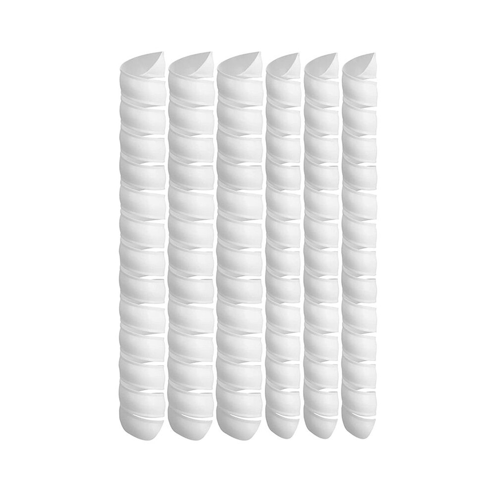 6 Pcs Tree Trunk Protector, Plastic Spiral Tree Guard-Tree Bark Protector Tube Wraps To Protect Saplings Plants 4712089723041