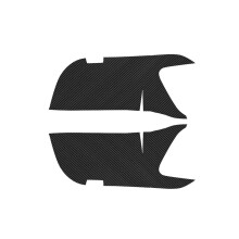 FöR Alphard 40-Serien Mjuk Kolfiber Bil YtterdöRr Anti-Kick Panel Cover Dekoration Sticker BiltillbehöR