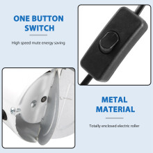 4 Inch Inline Duct Fan Air Ventilator Metal Pipe Ventilation Exhaust Fan Extractor Bathroom Fan Duct Fan Accessories