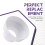 Ventilation Pipe Reducer Adapter Pipe Air Duct Adapter Pipe Connector for Inline Ventilation System(150-100mm) 1