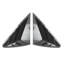 Volets de Fenêtre Arrière Triangulaires pour Voiture, Garniture de Protection pour - GLC Coupé C254 2024+ AMG en Fibre de Carbone