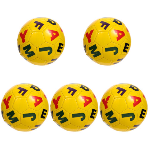 5Stk Langlebige Aufblasbare Kids Soccer Bälle 1