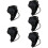 5Stk Lederhandschuhe Gothic Punk Handkettchen Accessoire 10