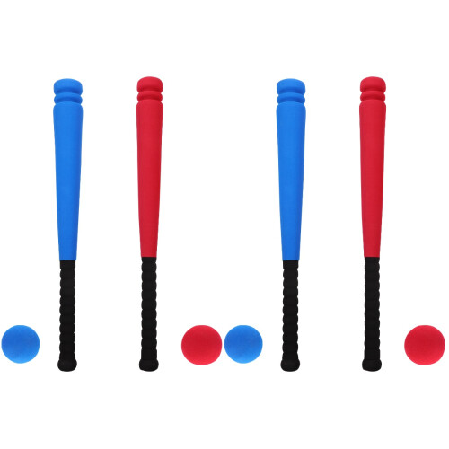 2Sets Lightweight Baseball Bat Children Plaything Blue 1