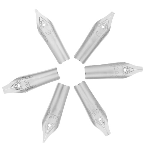 90Pièces Pointe Stylo Argentée Pour Pratique