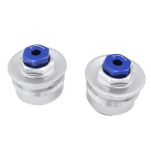 Motoroliekeerring Voorschokdemperschroef voor  GSXR600 750 2006-2010 Schokdemperaccessoires Zilver en Blauw