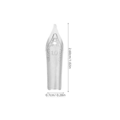 90Pièces Pointe Stylo Argentée Pour Pratique 1