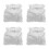 4Pièces Sac De Élégant Pochette Brodée Soirée 8