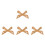4Pièces Trivets Bambou Détachables Protège Table Isolant Chaleur Khaki 10