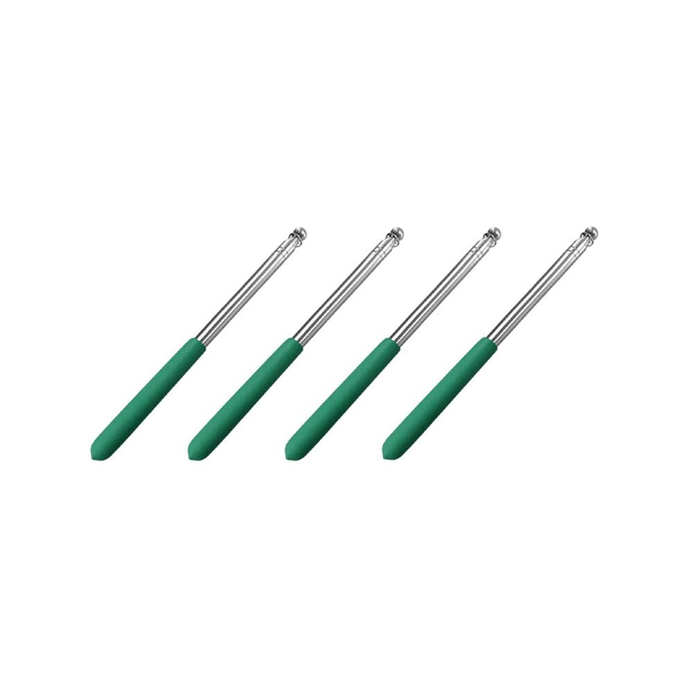 Telescopic Handheld Flagpoles, Stainless Steel Extendable Portable Guide Flag Pole For Tour Guides Teacher Pointer E 4714183735210