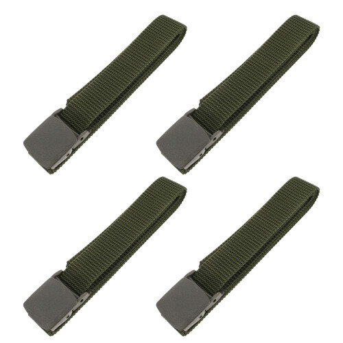 16Pièces Ceinture Outdoor Nylon Vert Olive Ajustable 1