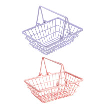 6Pièces Mini Panier Métallique Poignées Pour Jouet Et Stockage