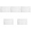 5Pièces Couvre Piano Électrique Transparent 61 Touches Peva 5