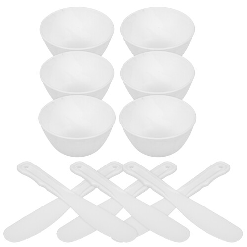2Ensembles Bol À Mélanger Silicone Et PP Pour Masques DIY 2