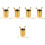 5Ensembles Piques Apéritifs Acier Inoxydable Accessoires Cocktail 6