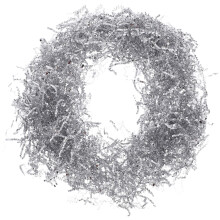 2Pièces Papier Shred Argenté Ondulé Décoratif Protecteur Pour Présents