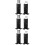 6Ensembles Pieds De Clôture Noir Pour Jardin Usage 10