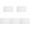 5Pièces Couvre Piano Électrique Transparent 61 Touches Peva 4