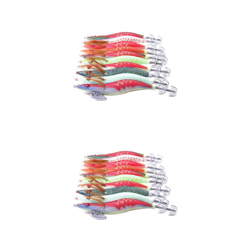 20Pièces Leurres Pour Calmar Multicolores 2