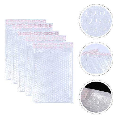 250Pièces Sacs Bulles Auto-Scellants Protecteur Expédition 1