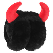4Pièces Protège-Oreilles Noir Pour Hiver