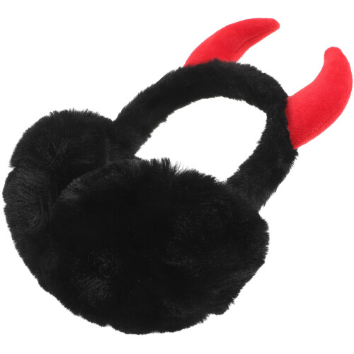 4Pièces Protège-Oreilles Noir Pour Hiver 1
