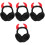 4Pièces Protège-Oreilles Noir Pour Hiver 5