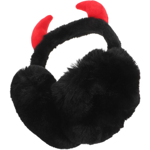 4Pièces Protège-Oreilles Noir Pour Hiver 2