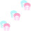 6Pièces Bonnet De Douche Bébé Silicone Ajustable Pour Bain 7