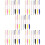 40Pièces Crayons Inkless Assortis Pratiques Pour Et 10