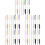 40Pièces Crayons Inkless Assortis Pratiques Pour Et 8