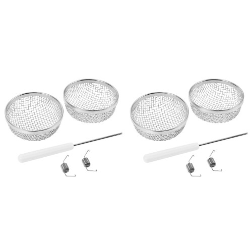 4Pièces Couvercles Ventilation Rv En Acier Inoxydable Argent Protège 2