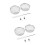 4Pièces Couvercles Ventilation Rv En Acier Inoxydable Argent Protège 8