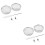 4Pièces Couvercles Ventilation Rv En Acier Inoxydable Argent Protège 7