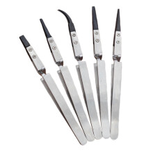 5Pièces Pinces Droites Céramique Antirouille Usage Argent