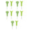 10Pièces Braille Vert Durable Pour Cours Formation 7