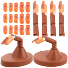 5Ensembles Kit Doigts Nail Art Plastique Réaliste Débutants