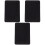 3Pièces Tapis Antidérapant Double-Face En Cuir Pour Instruments 5