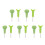10Pièces Braille Vert Durable Pour Cours Formation 3