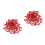 2Pièces Pinces À Linge En Bois Rouge Pour Décor Photos 8