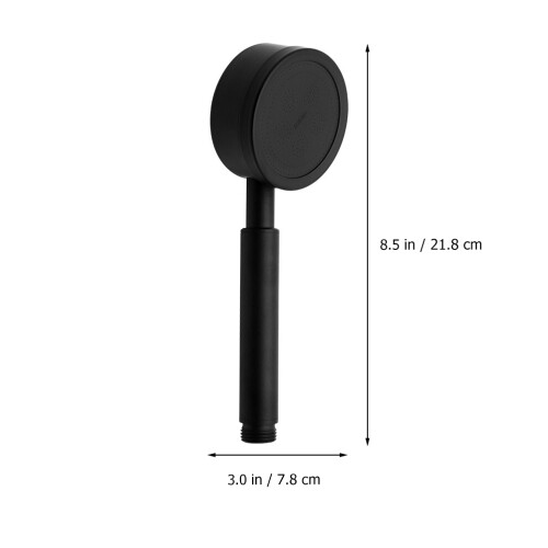 1Set Zwarte Handdouche Pressurizing ABS Douchekop Huishouden 1
